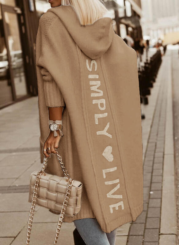 Avelena | Kapuzen-Sweatjacke mit Simply Live Print