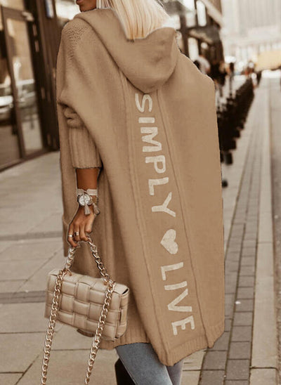 Avelena | Kapuzen-Sweatjacke mit Simply Live Print