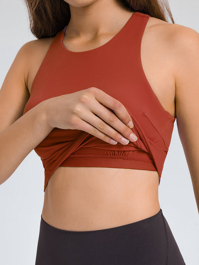 Avelena | Tshirt Sportliches Oberteil mit Integriertem Bh