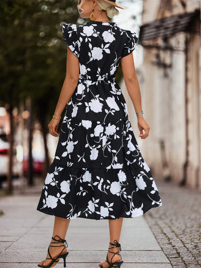 Maizie – Elegantes Kleid mit Flügelärmeln