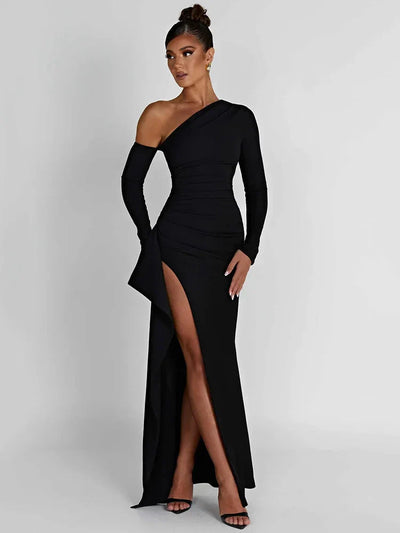 Avelena | Anmutiges Off-Shoulder-Kleid