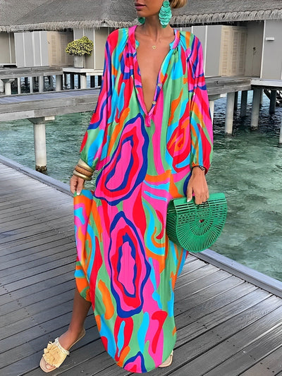 Avelena | Maxikleid mit Böhmischem Muster