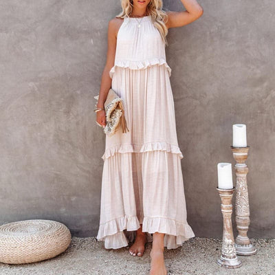 Elyndria – Elegantes Ärmelloses Maxikleid