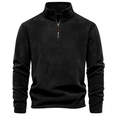 Fleece-Pullover | Halber Reißverschluss | Bequeme Wärme