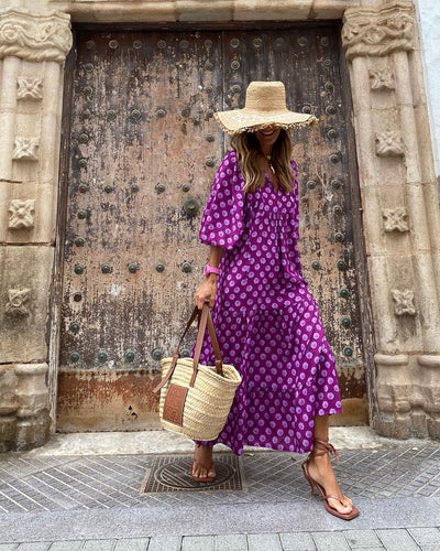 Maxikleid mit Blumenmuster | Fließend & Sommerlich | Femininer Stil