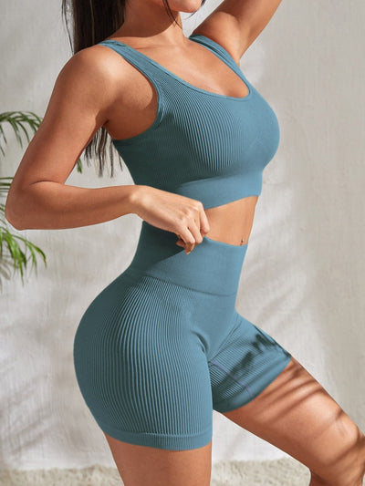 Avelena | Sportoutfit Schönes Sportset mit Shorts und Tops für Damen