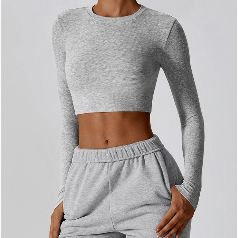 Avelena | Tshirt Figurbetontes Langarmshirt für Vielseitige Looks