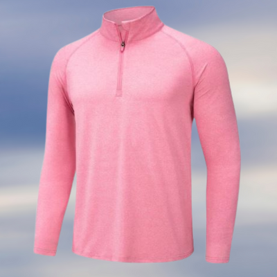 Avelena | Herren 1/4 Zip Pullover Hemden