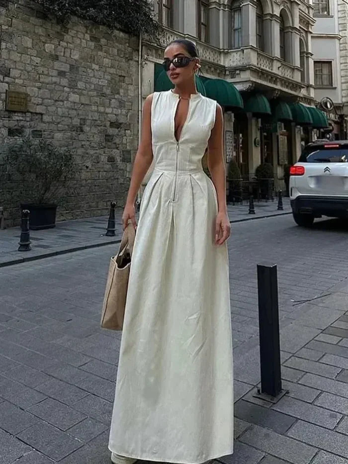 Michi – Luxuriöses Kleid mit Reißverschluss