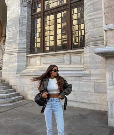 Avelena | Rebel Lederjacke