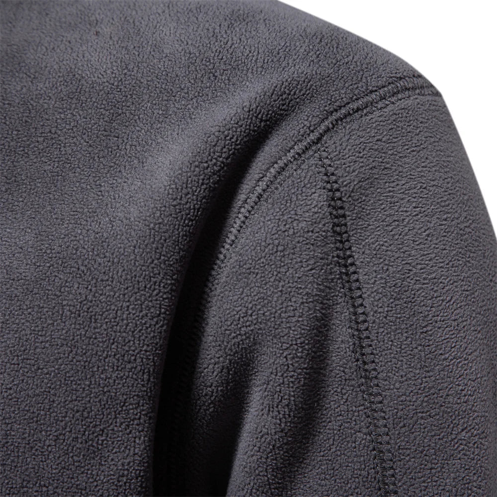 Fleece-Pullover | Halber Reißverschluss | Bequeme Wärme