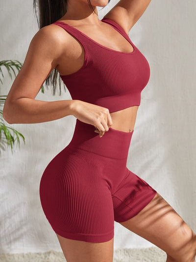 Avelena | Sportoutfit Schönes Sportset mit Shorts und Tops für Damen