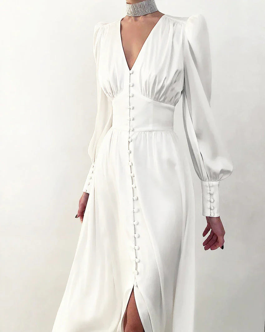 Valienne – Vintage-inspiriertes Satin-Midikleid