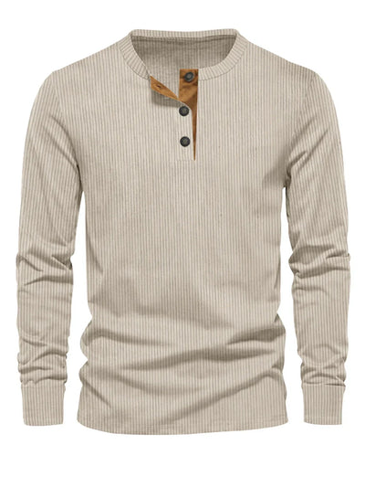 Gestreiftes Langarmshirt für Herren – Sylviorak