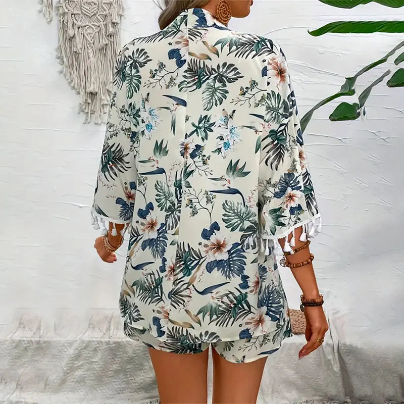 Veina – Charmantes Sommer-Set mit Blumenmuster