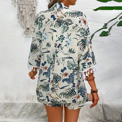 Veina – Charmantes Sommer-Set mit Blumenmuster