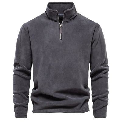 Fleece-Pullover | Halber Reißverschluss | Bequeme Wärme