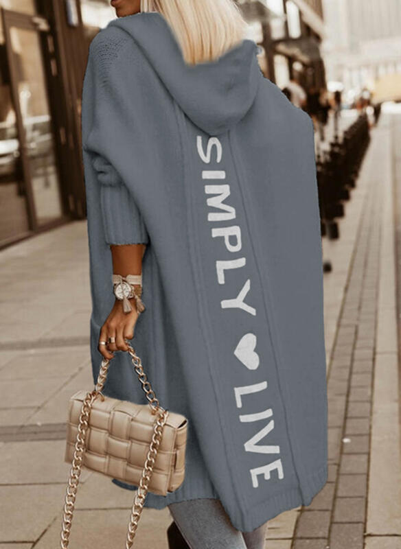 Avelena | Kapuzen-Sweatjacke mit Simply Live Print