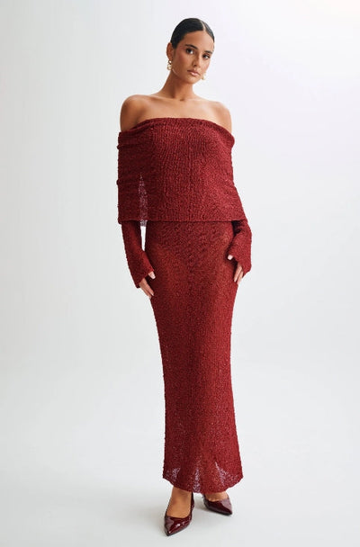 Avelena | Transparente Maxi Kleid