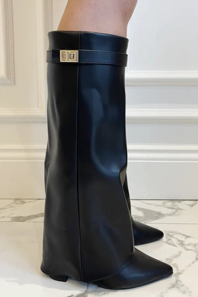 Stiefel mit modernem Reißverschluss | Eleganz trifft auf Funktionalität | Schlankes Design