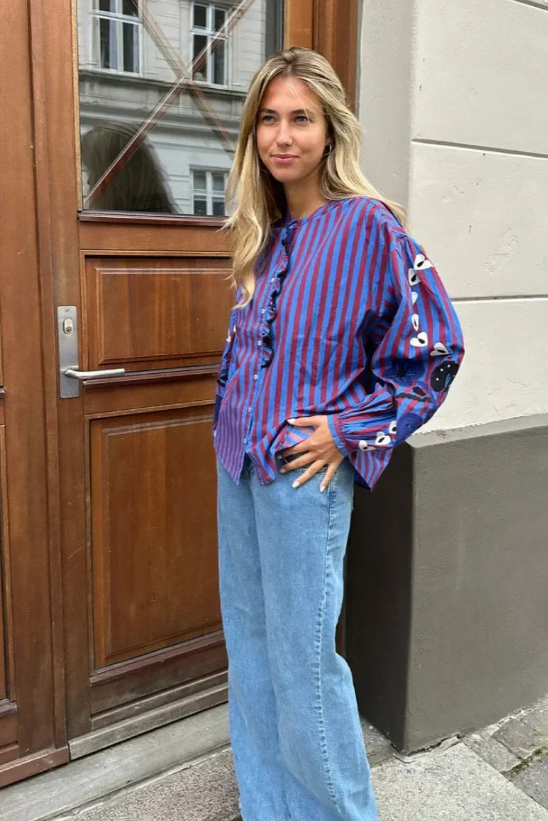 Vintage Karussellbluse für Damen – Novay