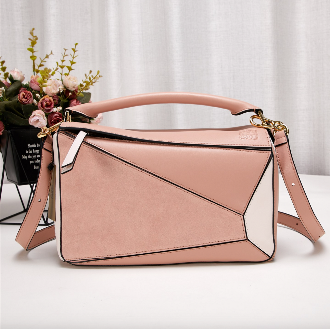 Rechteckige Strandtasche aus veganem Leder – Nachhaltig & Stilvoll