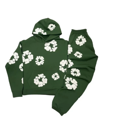 Zweiteiliger Jogginganzug mit Blumenmuster | Bequem und Stylisch | Lässige Passform