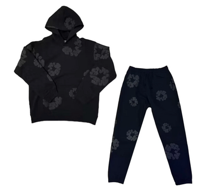 Zweiteiliger Jogginganzug mit Blumenmuster | Bequem und Stylisch | Lässige Passform
