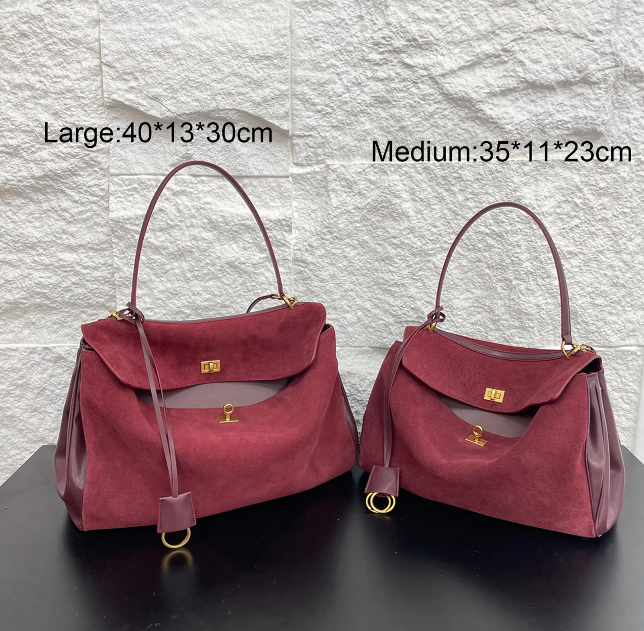 Luxuriöse vegane Leder Tote Bag