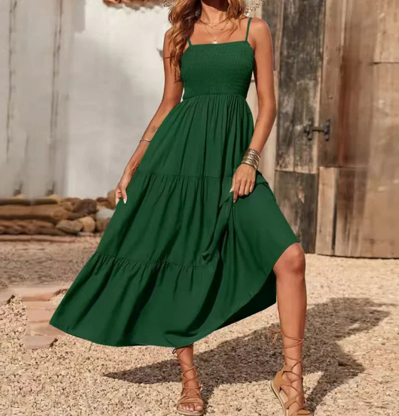 Eliadora – Elegantes Maxikleid mit Stufen