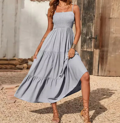 Eliadora – Elegantes Maxikleid mit Stufen