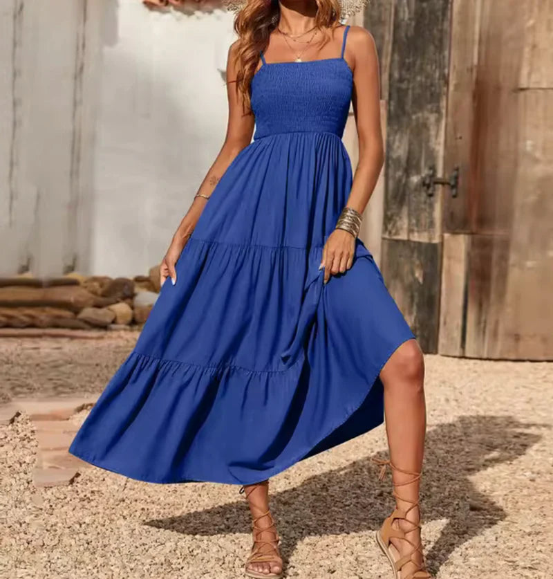 Eliadora – Elegantes Maxikleid mit Stufen