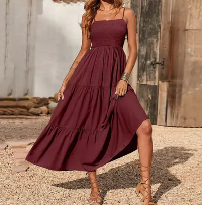 Eliadora – Elegantes Maxikleid mit Stufen