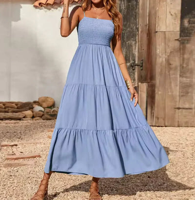 Eliadora – Elegantes Maxikleid mit Stufen