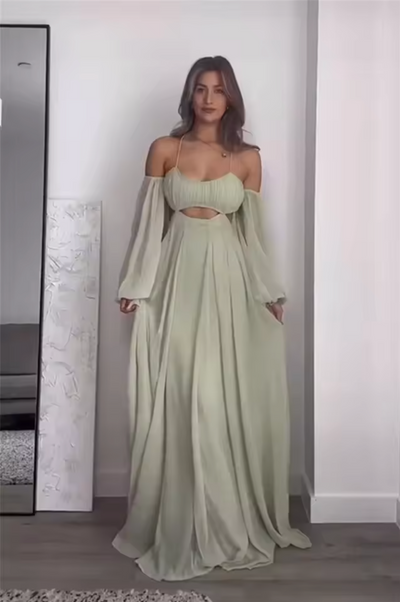 Orlaine – Charmantes Off-Shoulder-Maxikleid