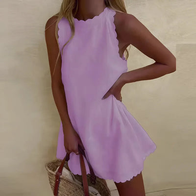 Genevie – Leichtes ärmelloses Minikleid