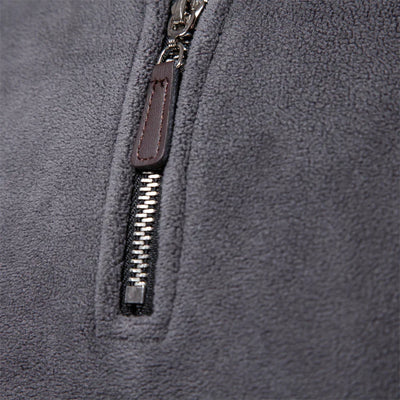 Fleece-Pullover | Halber Reißverschluss | Bequeme Wärme
