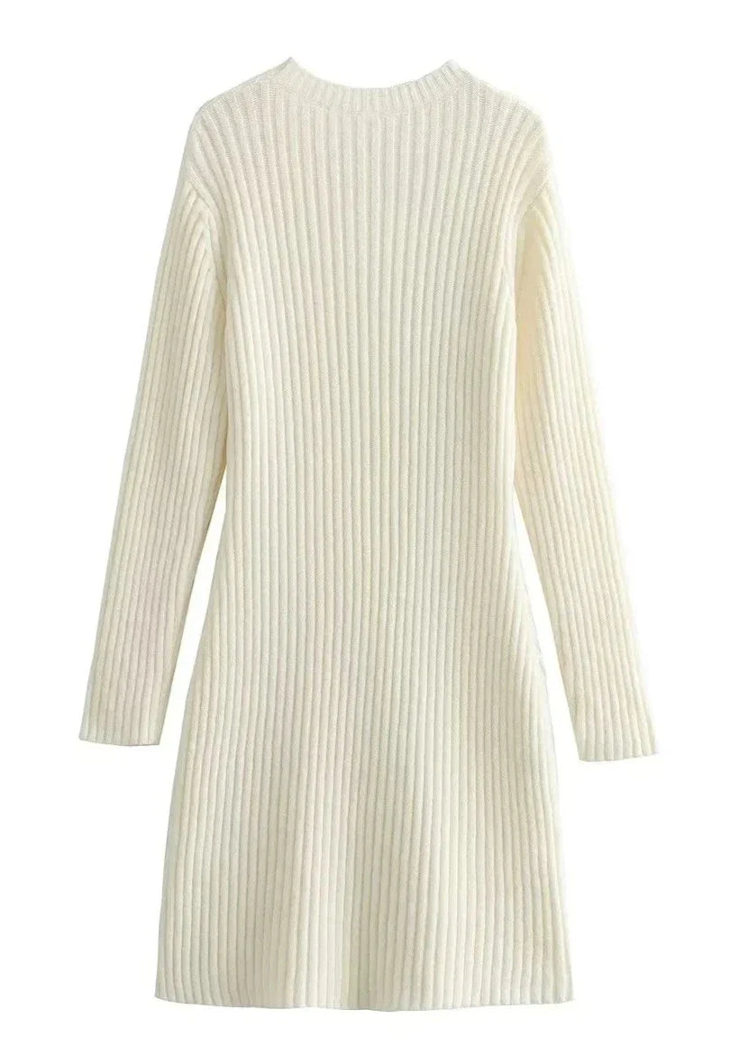 Strick-Minikleid | Figurschmeichelnd & Zeitlos | Eleganter Chic