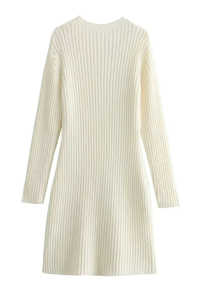 Strick-Minikleid | Figurschmeichelnd & Zeitlos | Eleganter Chic