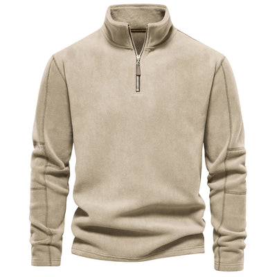 Fleece-Pullover | Halber Reißverschluss | Bequeme Wärme