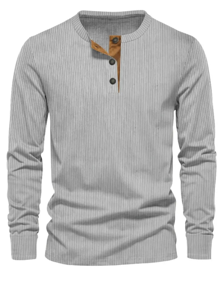 Gestreiftes Langarmshirt für Herren – Sylviorak