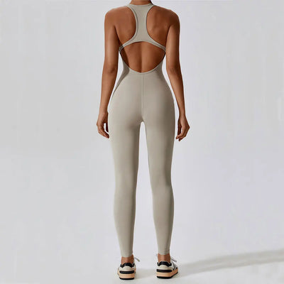 Miranda | Yoga Jumpsuit Mit Offenem Rücken