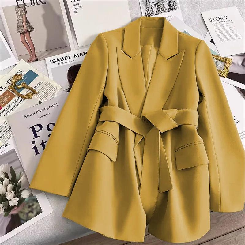 Avelena | Langarm-Blazer mit Schleife
