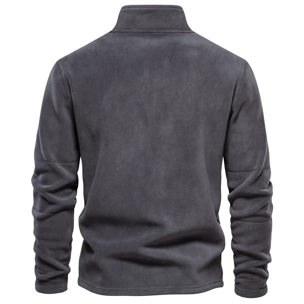 Fleece-Pullover | Halber Reißverschluss | Bequeme Wärme