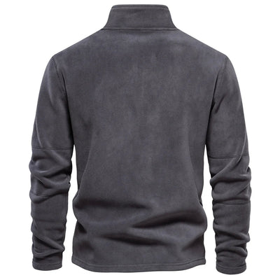 Fleece-Pullover | Halber Reißverschluss | Bequeme Wärme