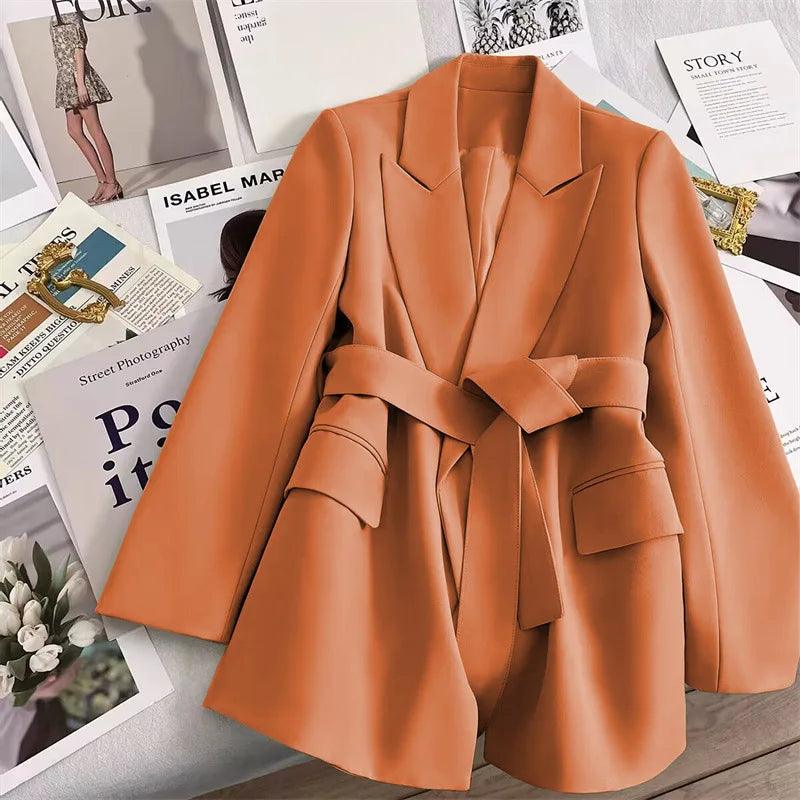 Avelena | Langarm-Blazer mit Schleife
