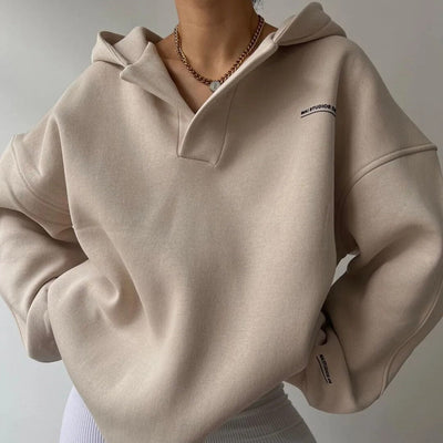 Avelena | Sweatshirt Elegance mit V-Ausschnitt