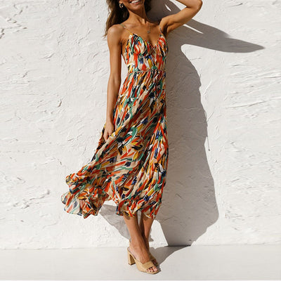 Sommer-Maxikleid mit Print | Leicht und Luftig | Perfekt für warme Tage