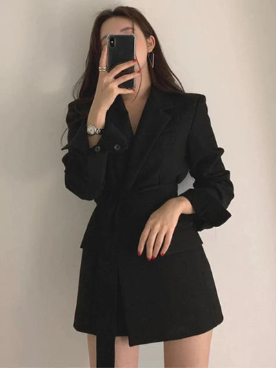 Avelena | Langarm-Blazer mit Schleife