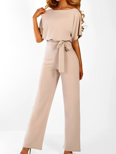 Thais - Eleganter Damen Jumpsuit Sommer Mit Hoher Taille Für Festliche Anlässe